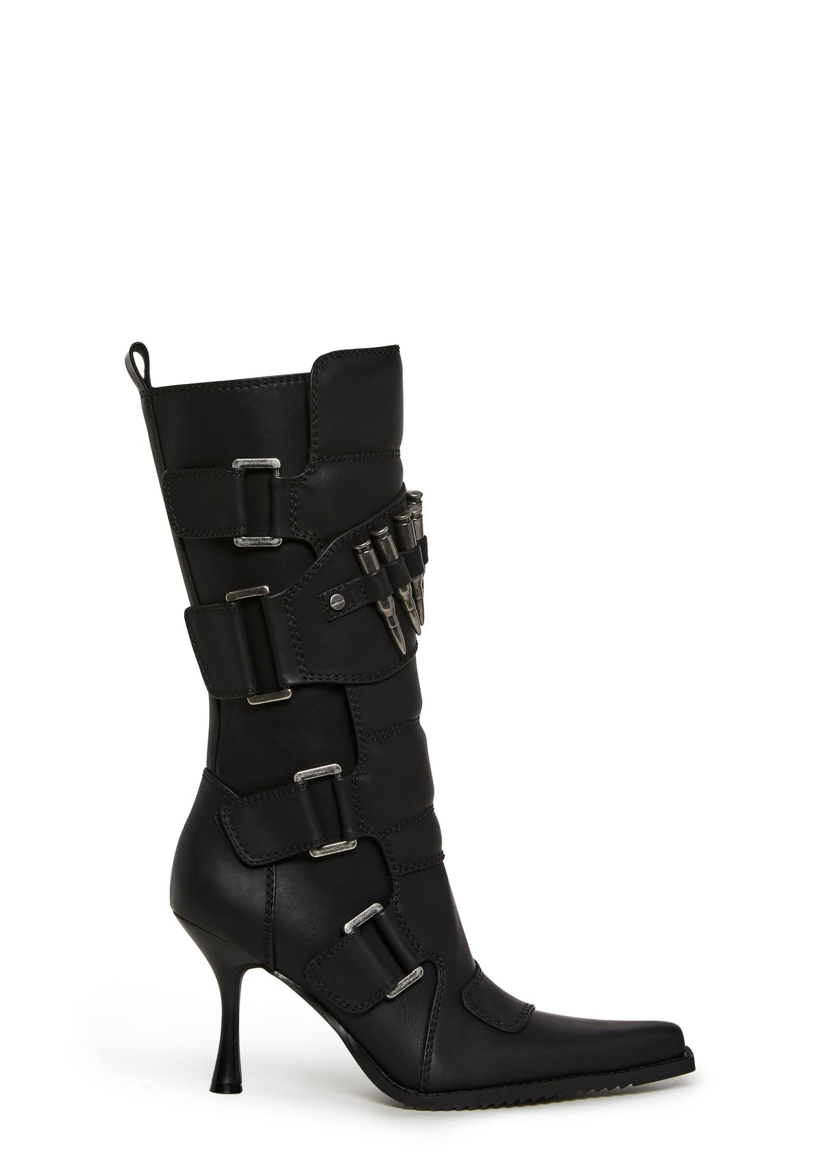 Warp Bullet Moto Stiletto Boots