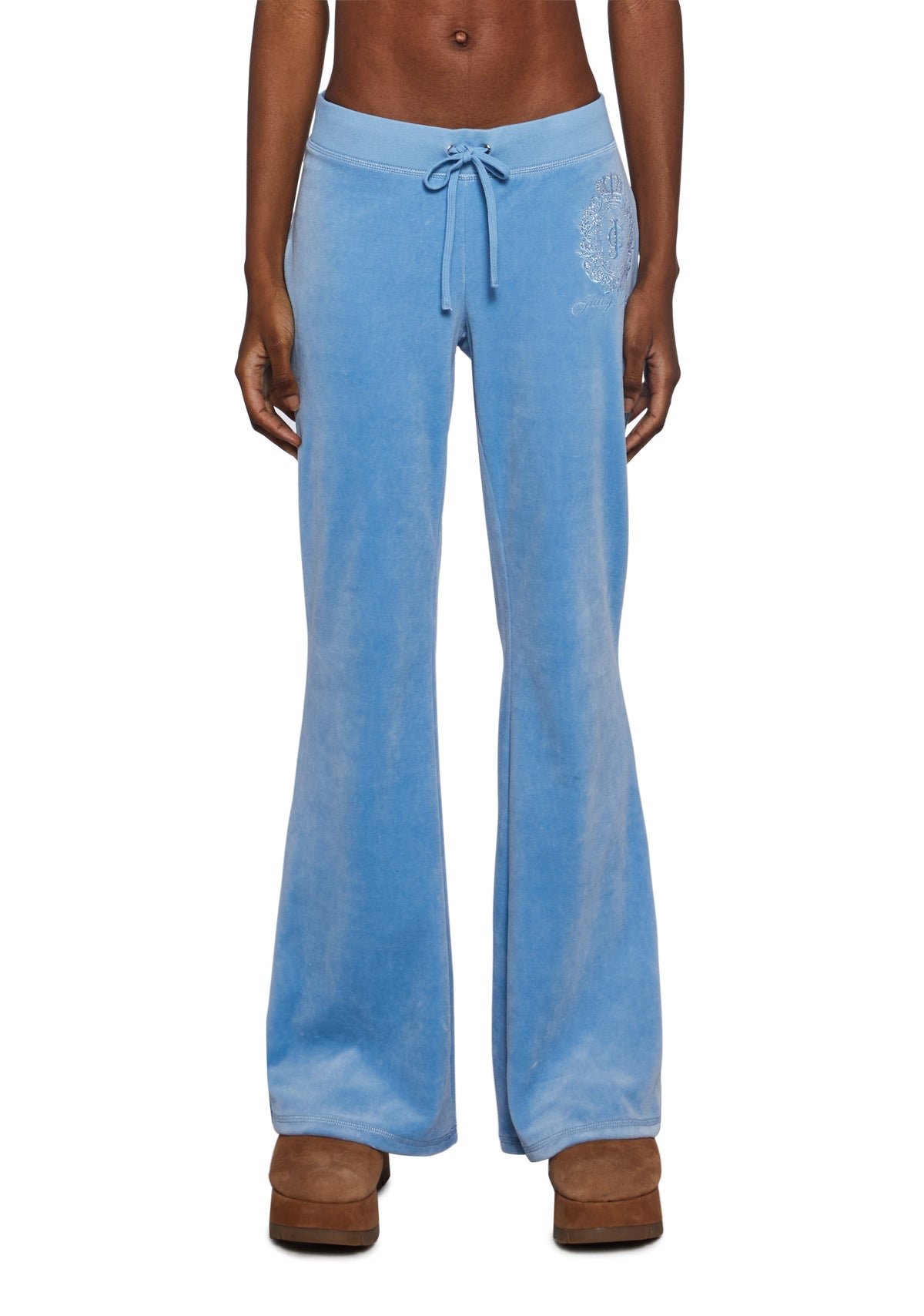 Crown Heritage Cotton Velour Track Pants