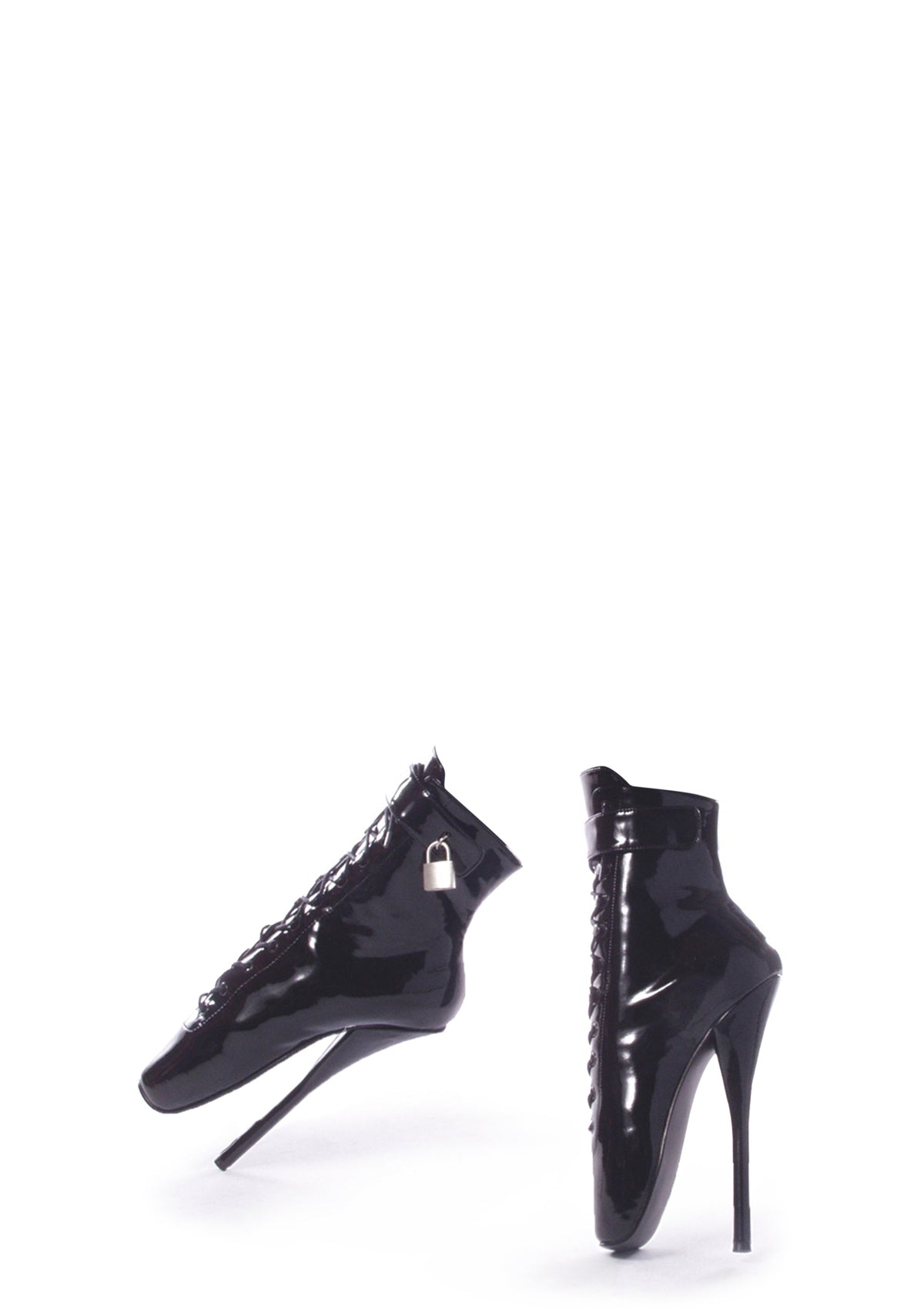 Ballet-1025 Spike Heel Ballet Ankle Boots