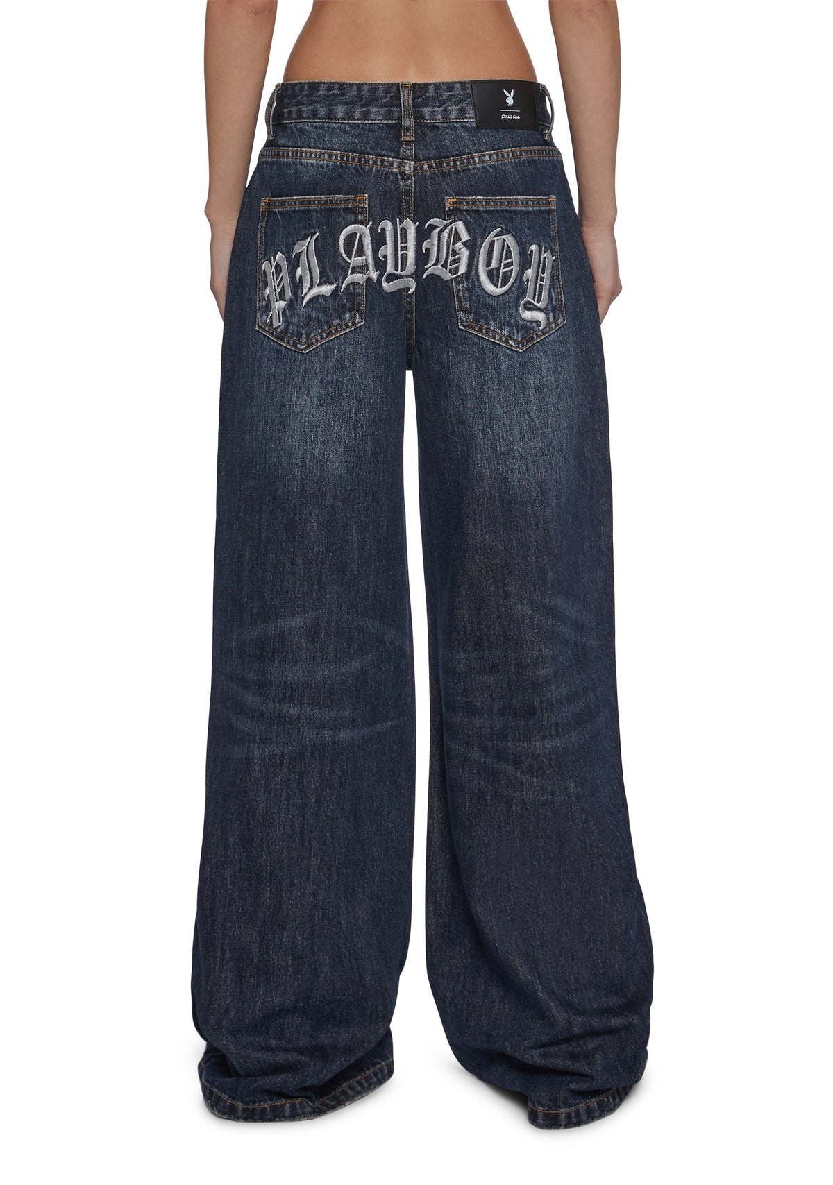 Sinful Attitude Wide Leg Jeans - Playboy