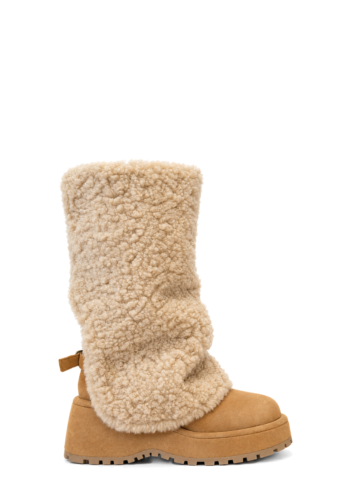 Elsa Fold Over Platform Boots