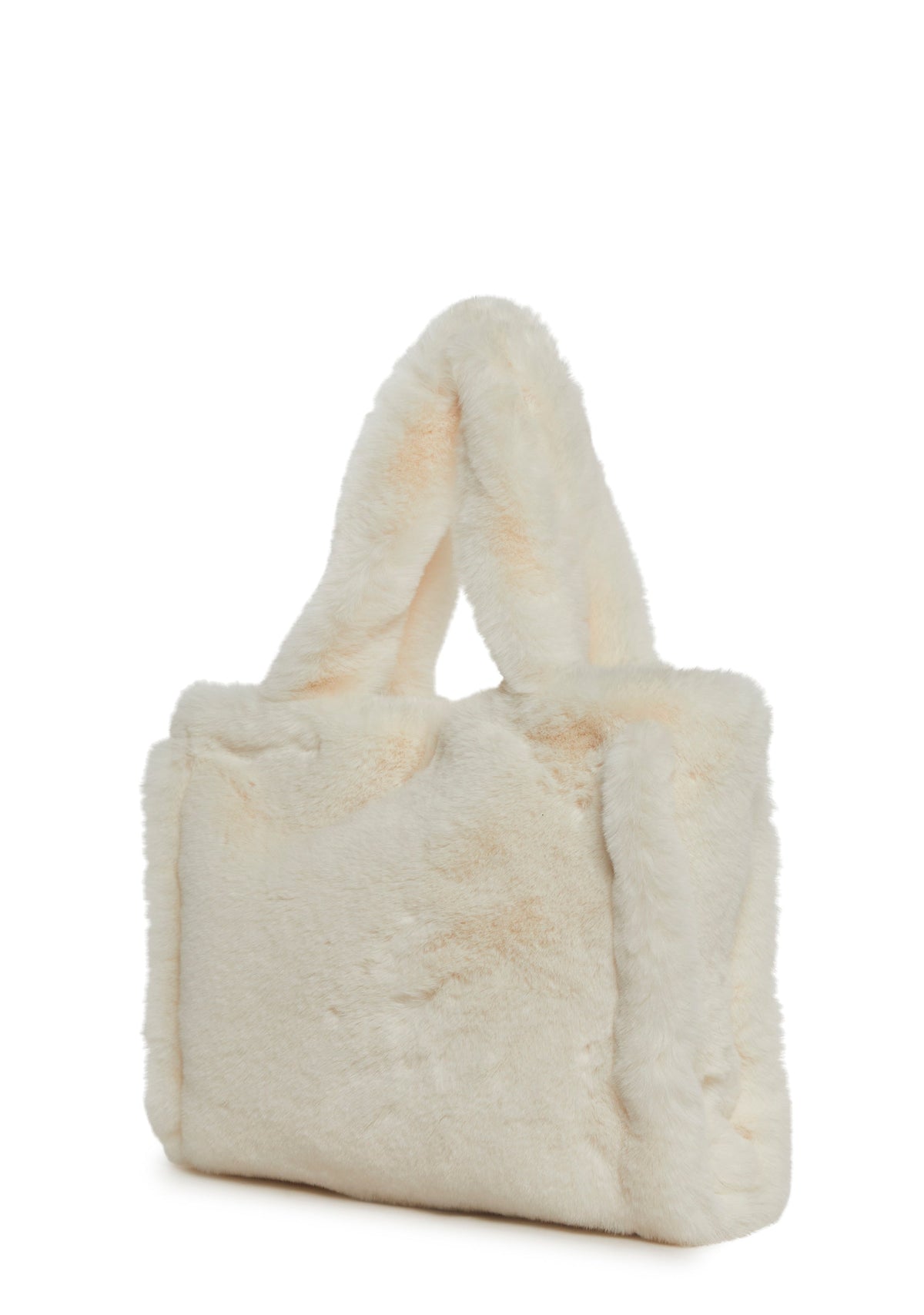 Cutie Pie Faux Fur Bag - White