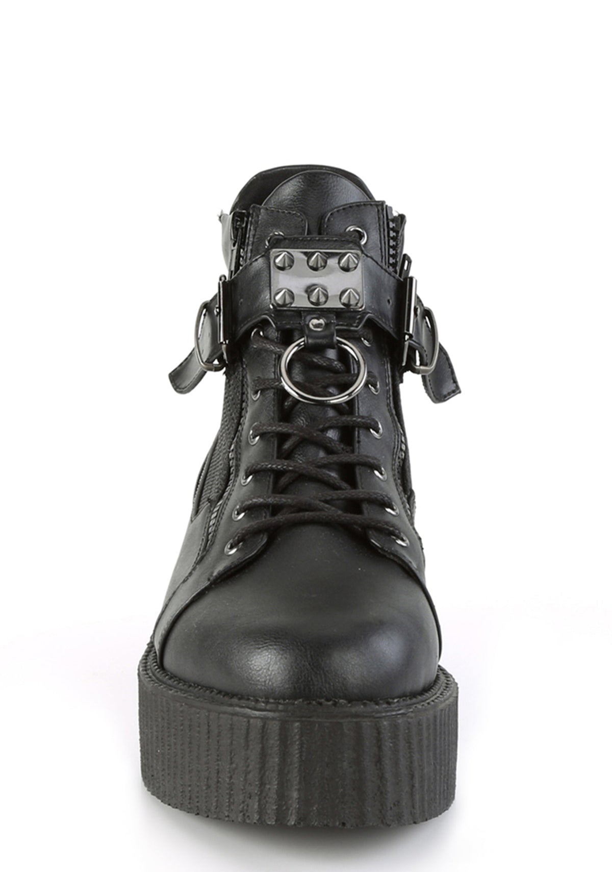 V-Creeper-566 High Top Zip Platform Shoes