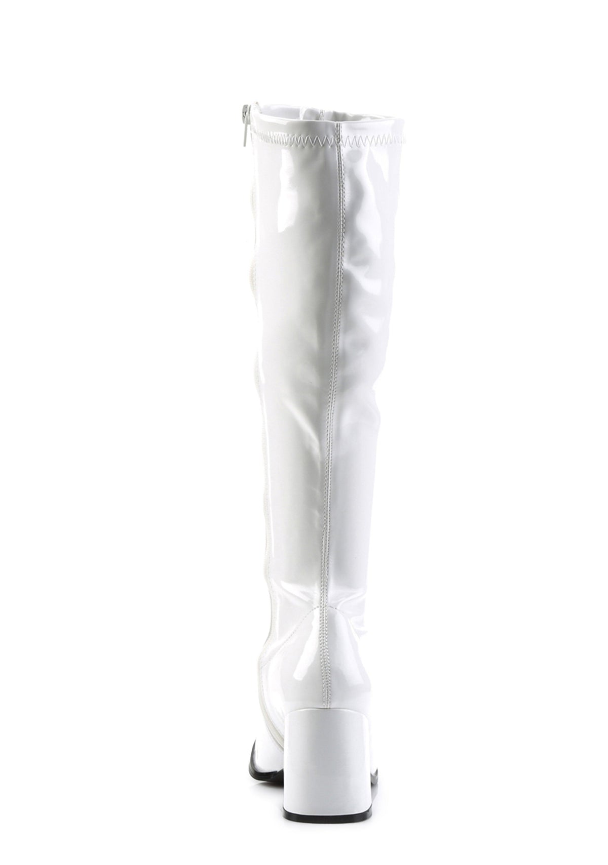 Gogo 300 Knee High Boots - White