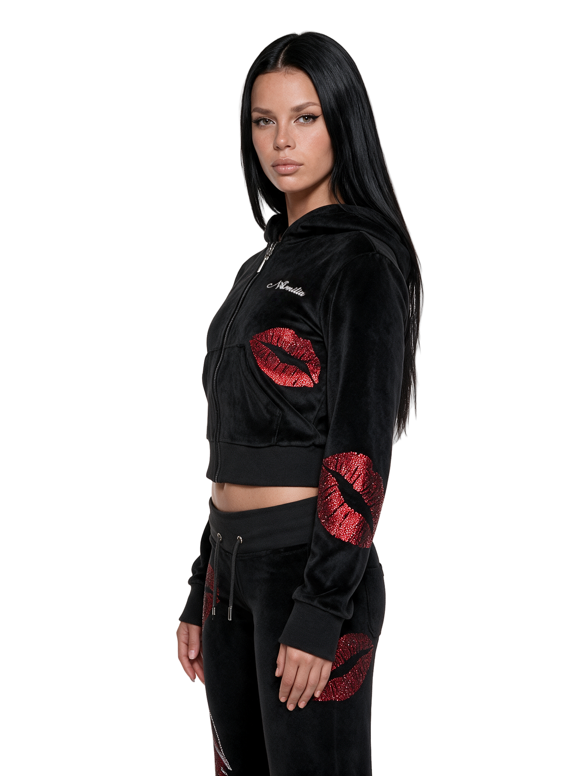 Playboy Love Velour Zip Up Jacket