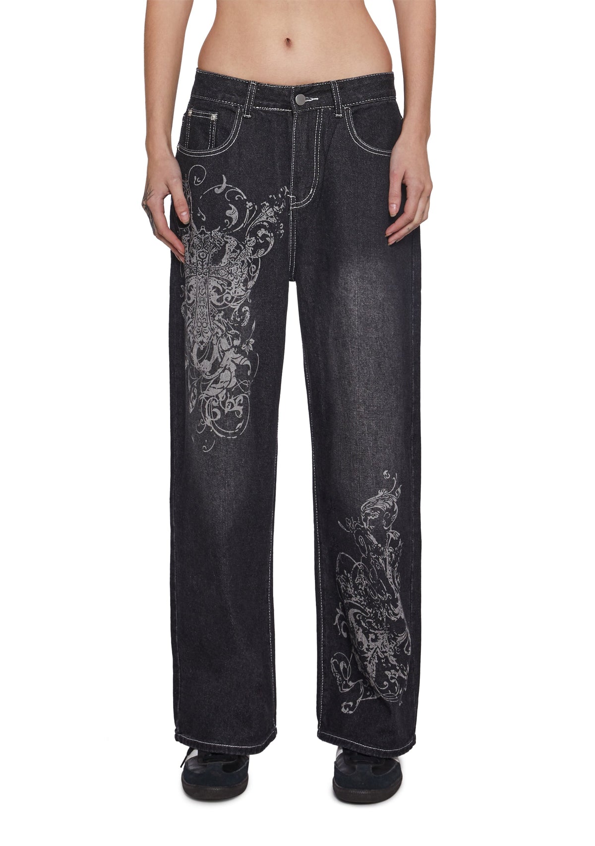 Tech Savvy Wide Leg Jeans
