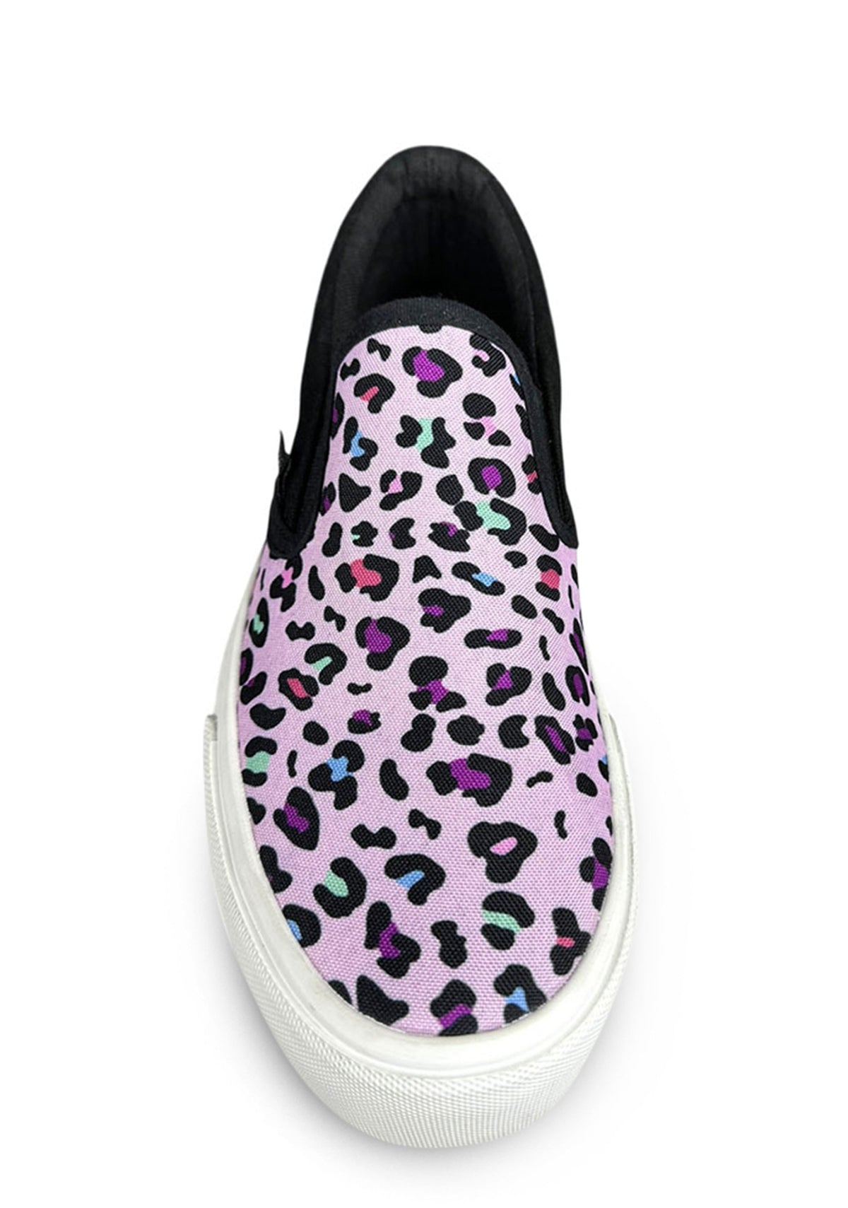 Chill Leopard Slip On Platform Shoe - Pink
