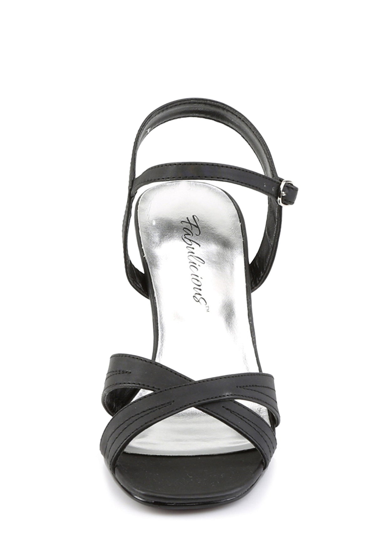 Romance 313 Ankle Strap Sandals - Black