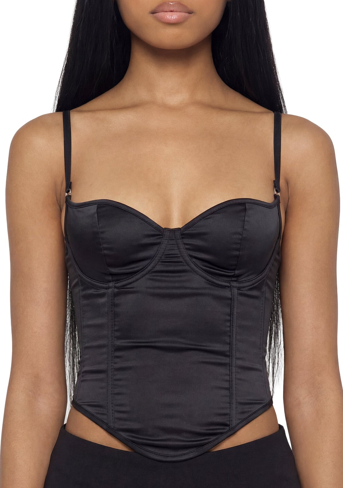Khloe Corset Top - Black