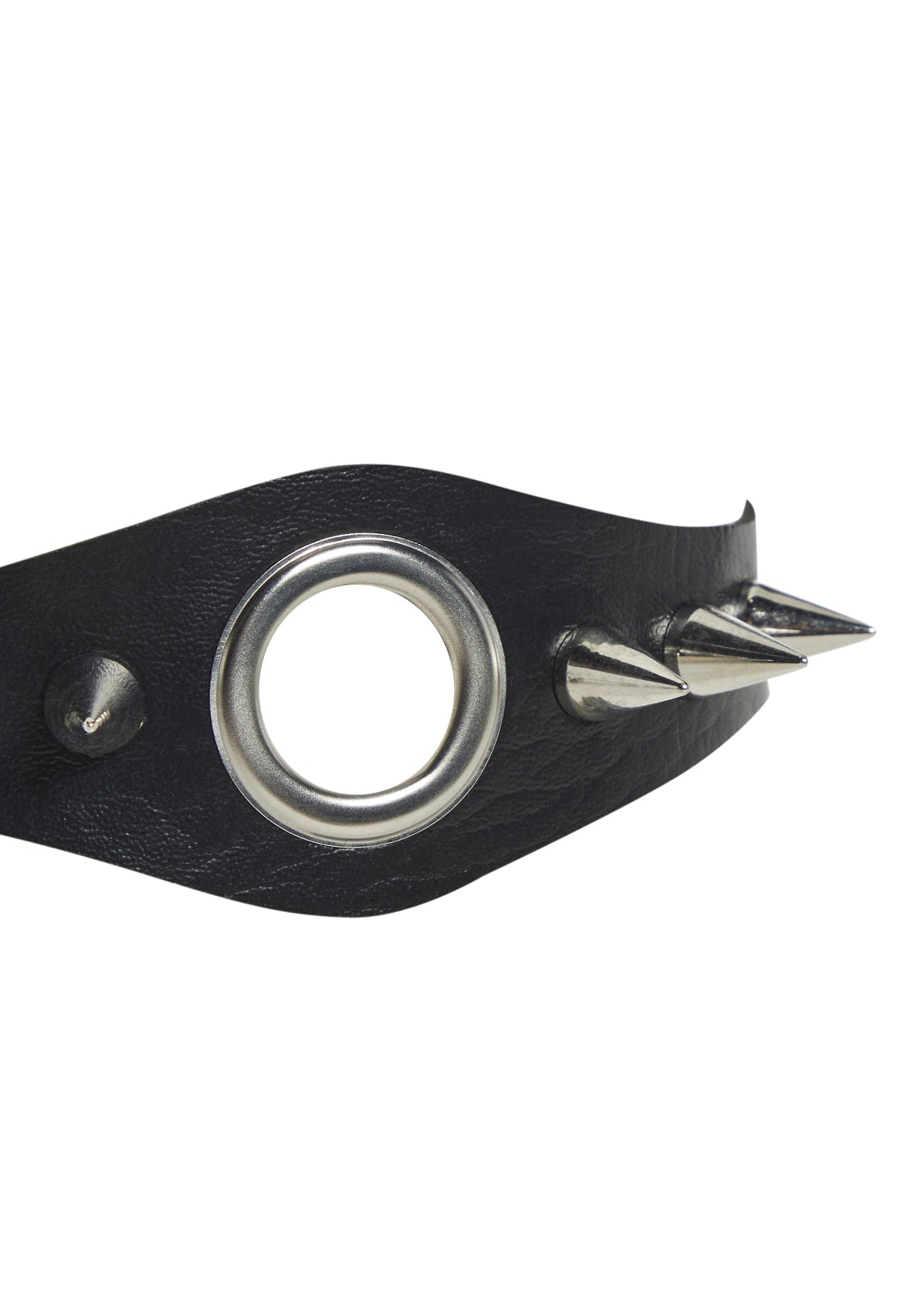 Heartless Leather Spiked Choker