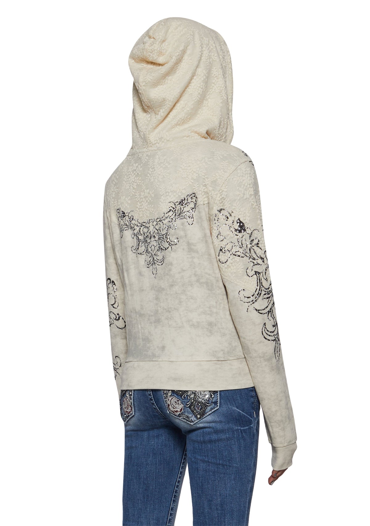 Elix Ornate Jacket - Off White