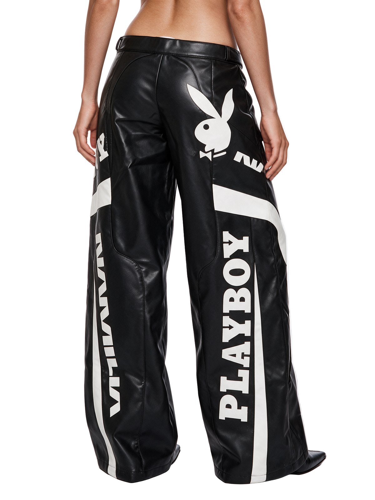 Playboy Moto Pants - Black