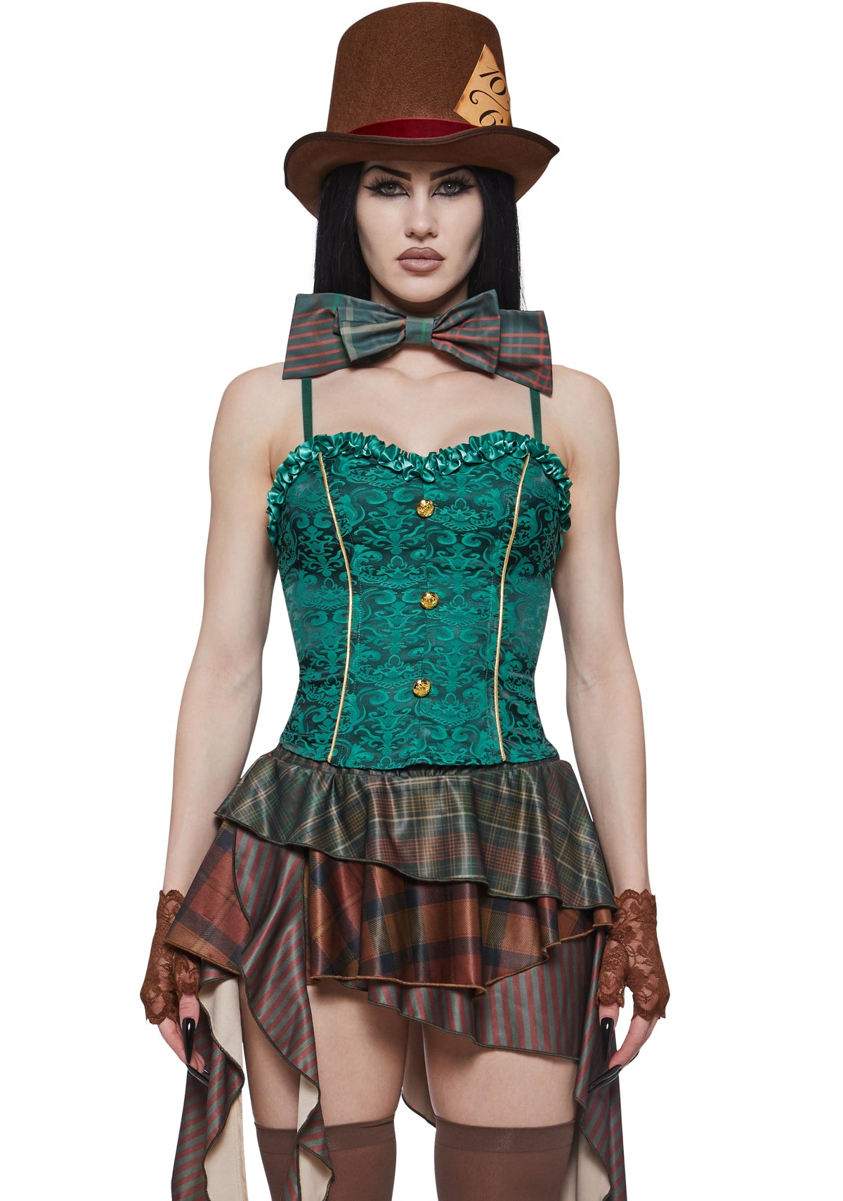Mad Hatter Corset Costume