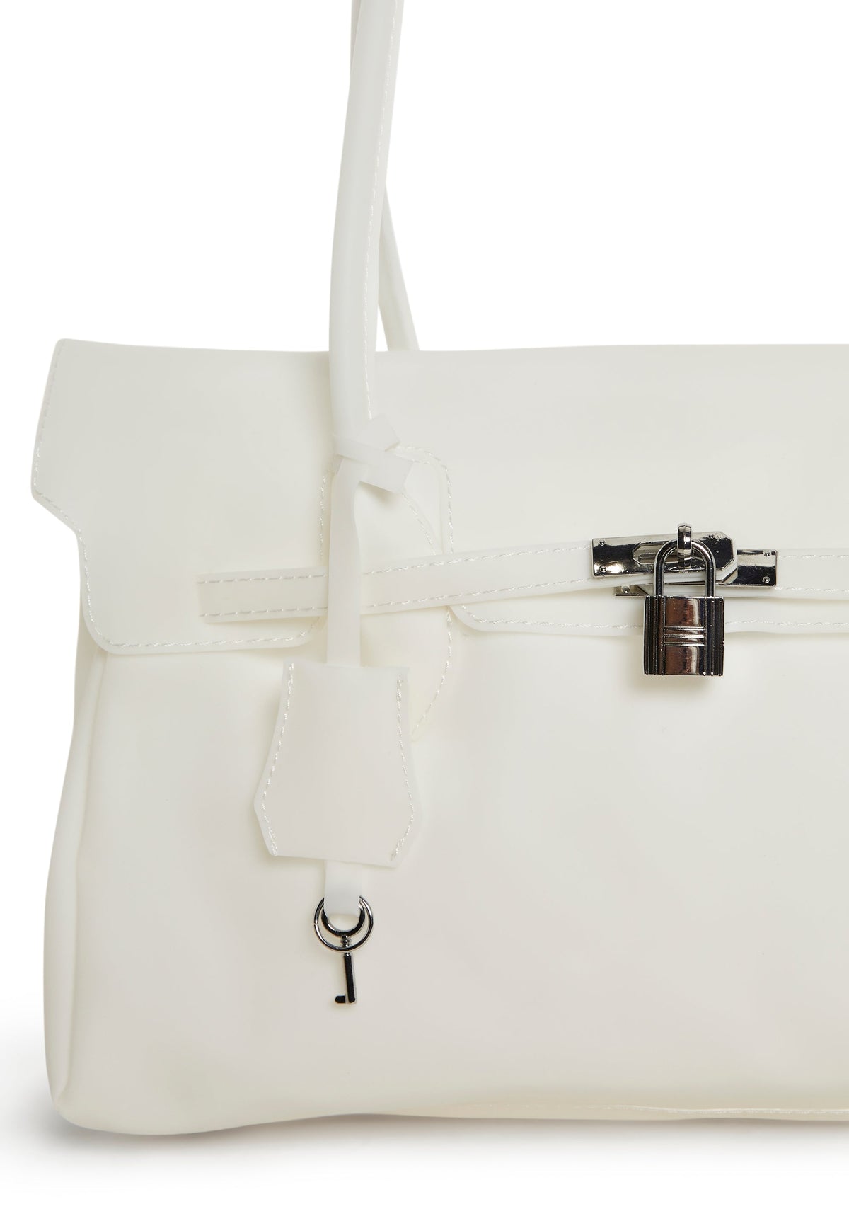 Candy Jelly Firkin Handbag - White