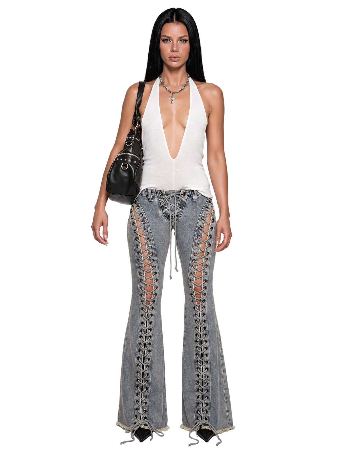 Wild Wanderer Flare Jeans - Blue