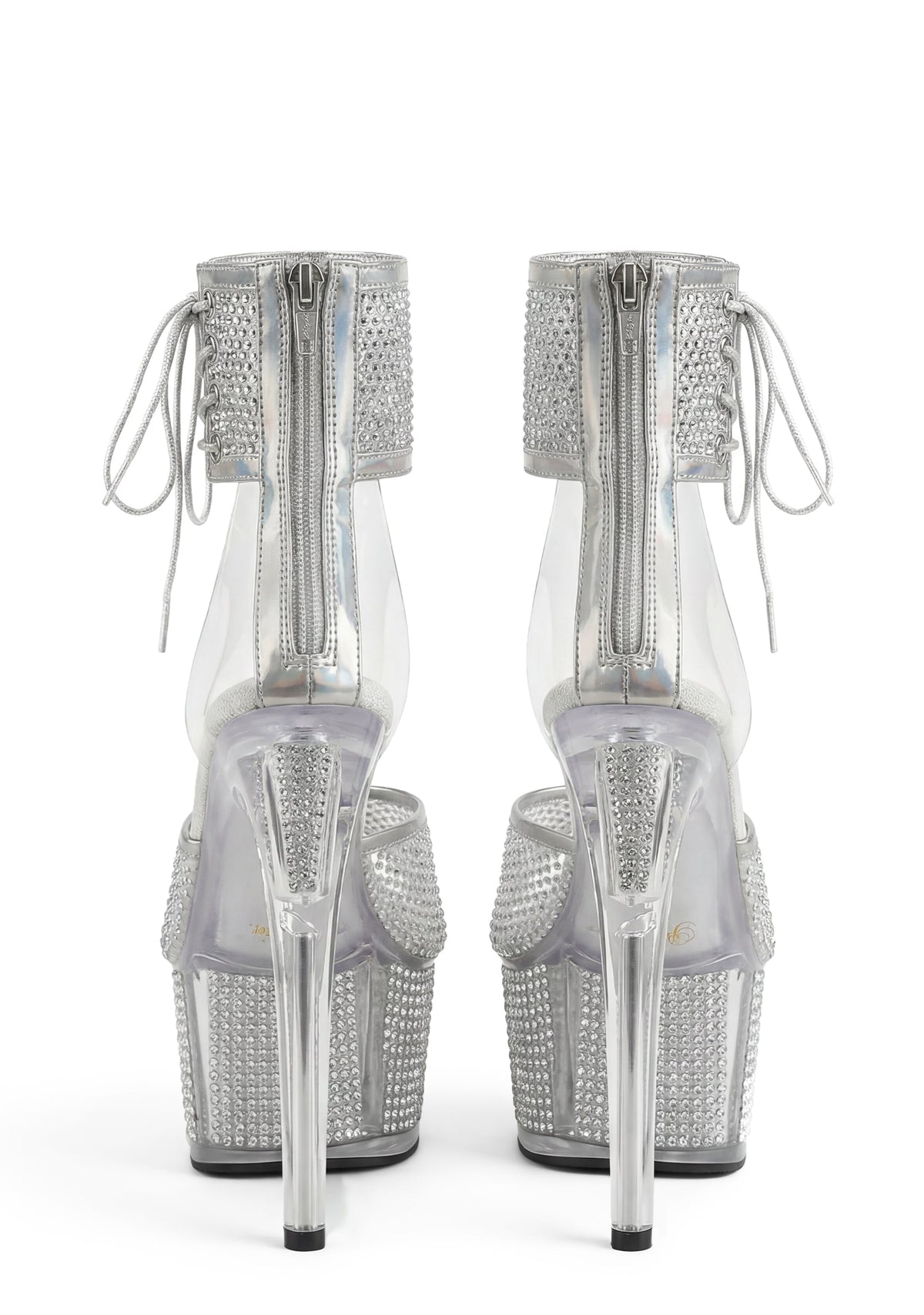 SKY-324PREM Rhinestone Heels