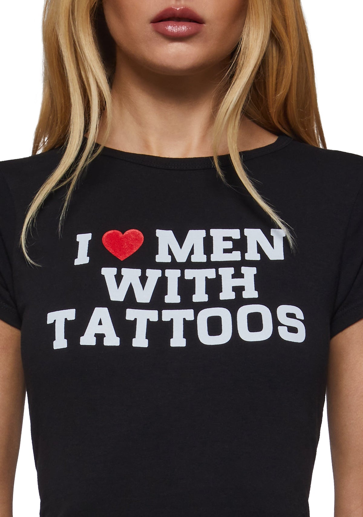 I Heart Men with Tattoos Baby Tee
