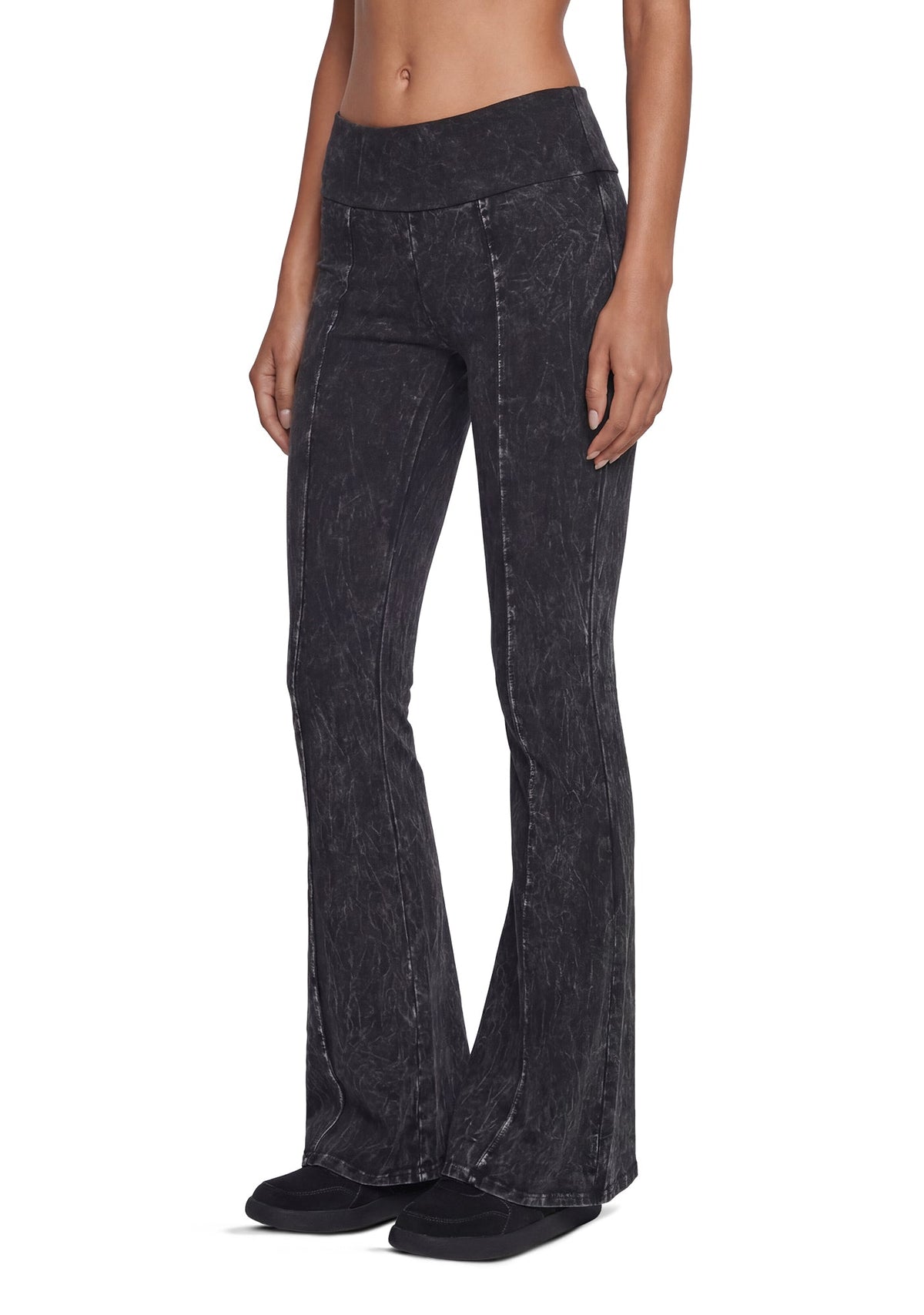 Synth Ideology Flared Pants - Black