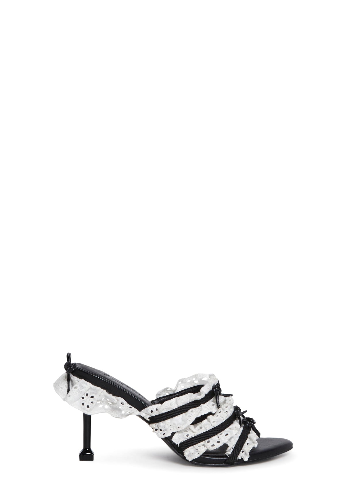 Paris Dreams Leg Warmer Heels - White