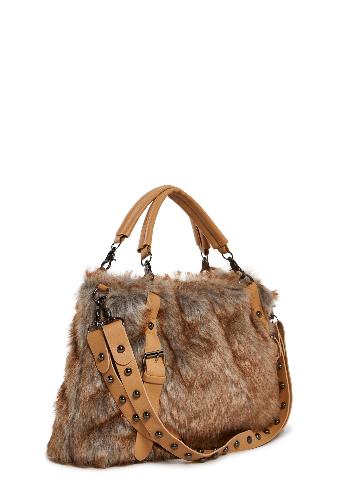 Wild Whisper Faux Fur Handbag