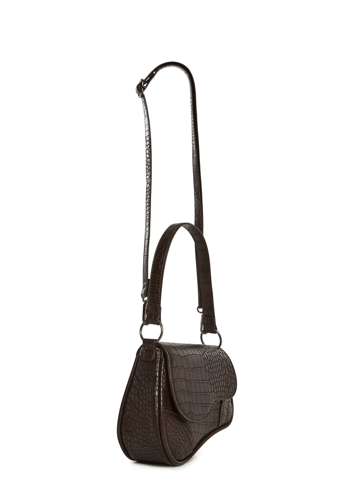 Enamored View Saddle Bag - Brown