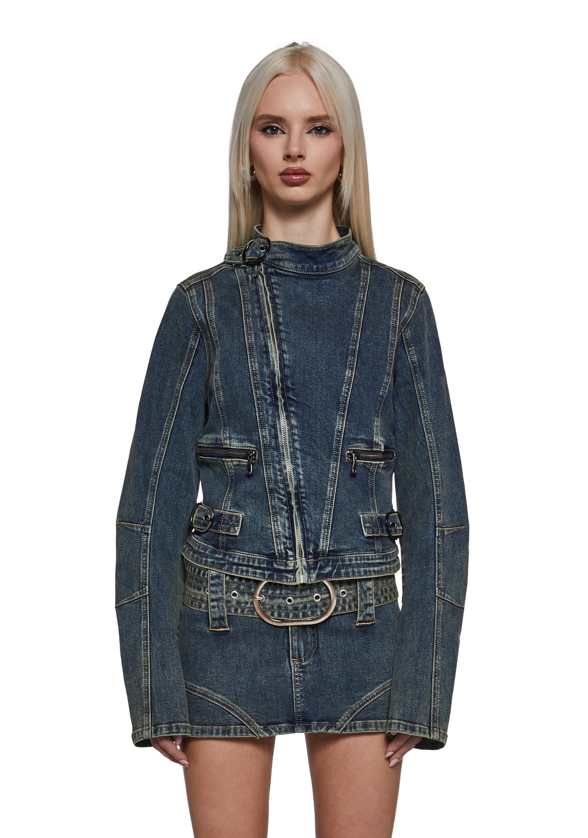 Kenzie Asymmetrical Moto Jacket