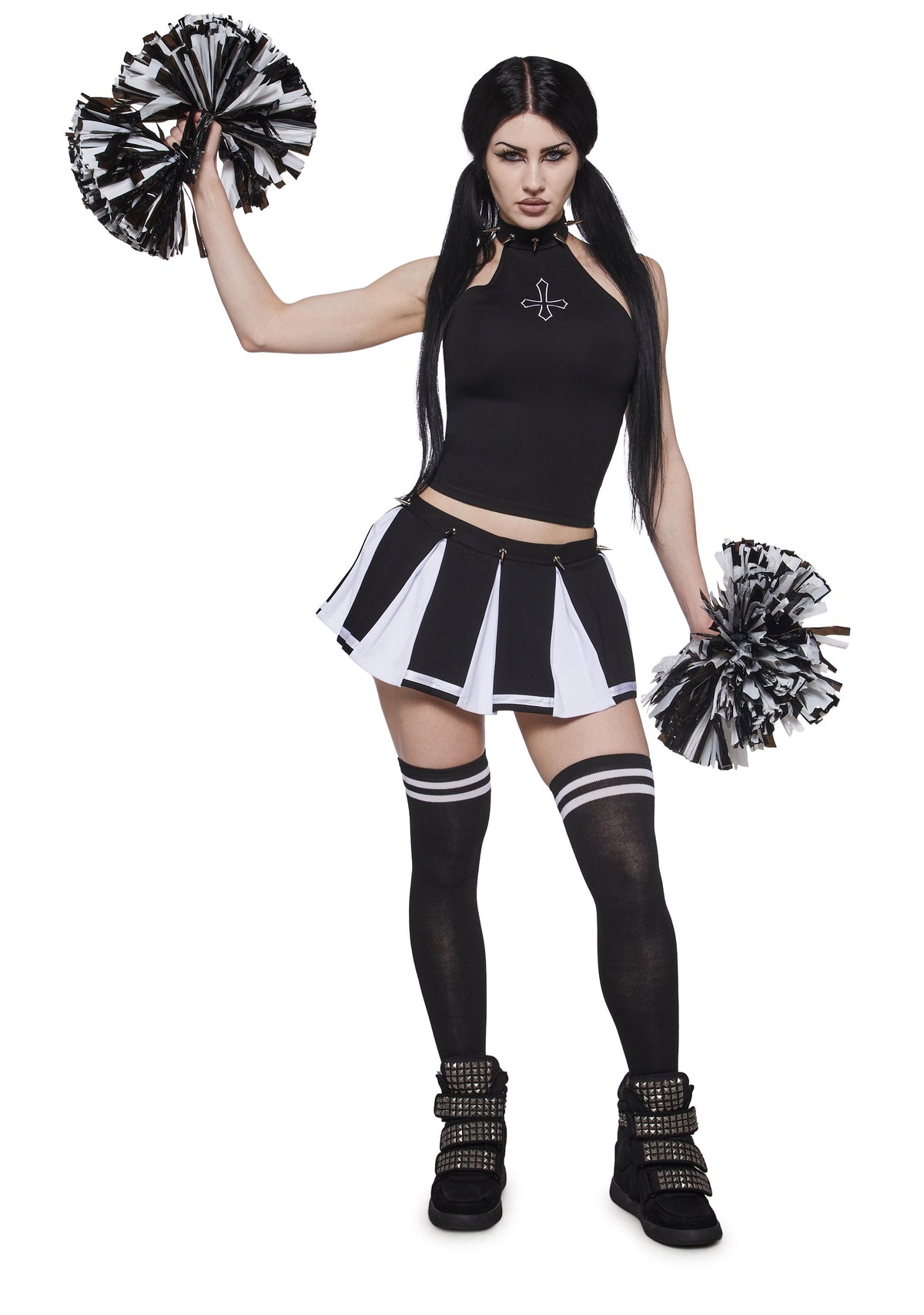 Goth Cheerleader Costume