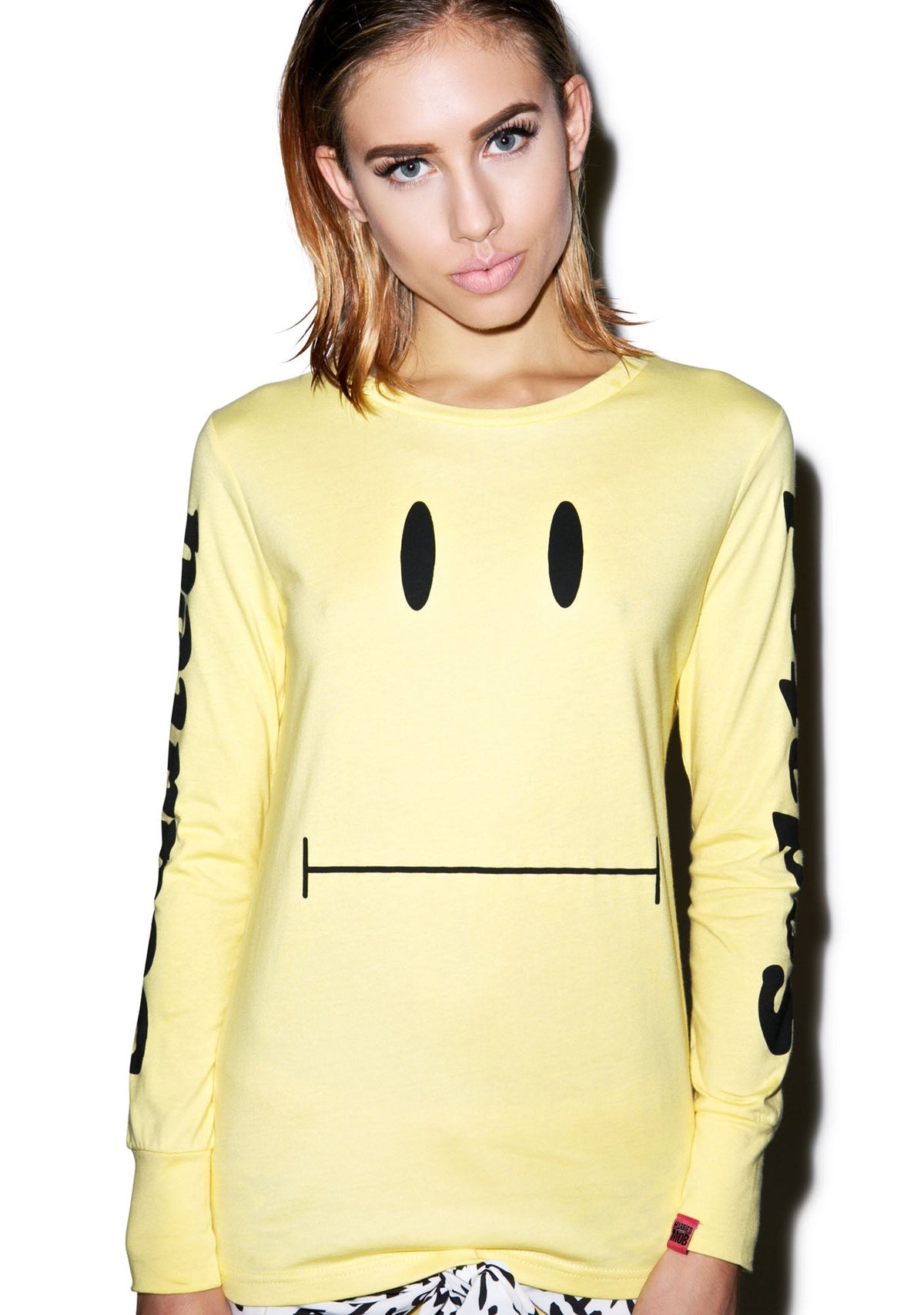 Sedated Long Sleeve Tee - Yellow