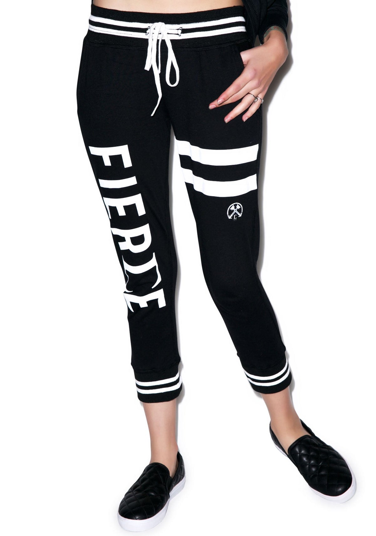 Fierce Capri Runners - Black