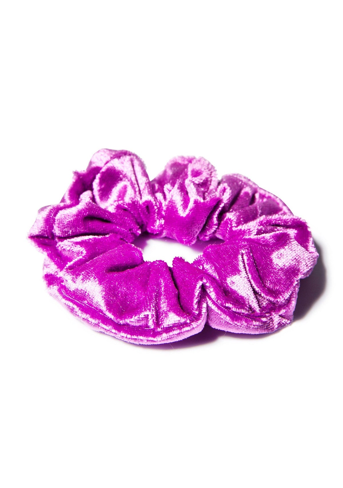 Velvet Barbae Bitch Scrunchie - Dark Purple