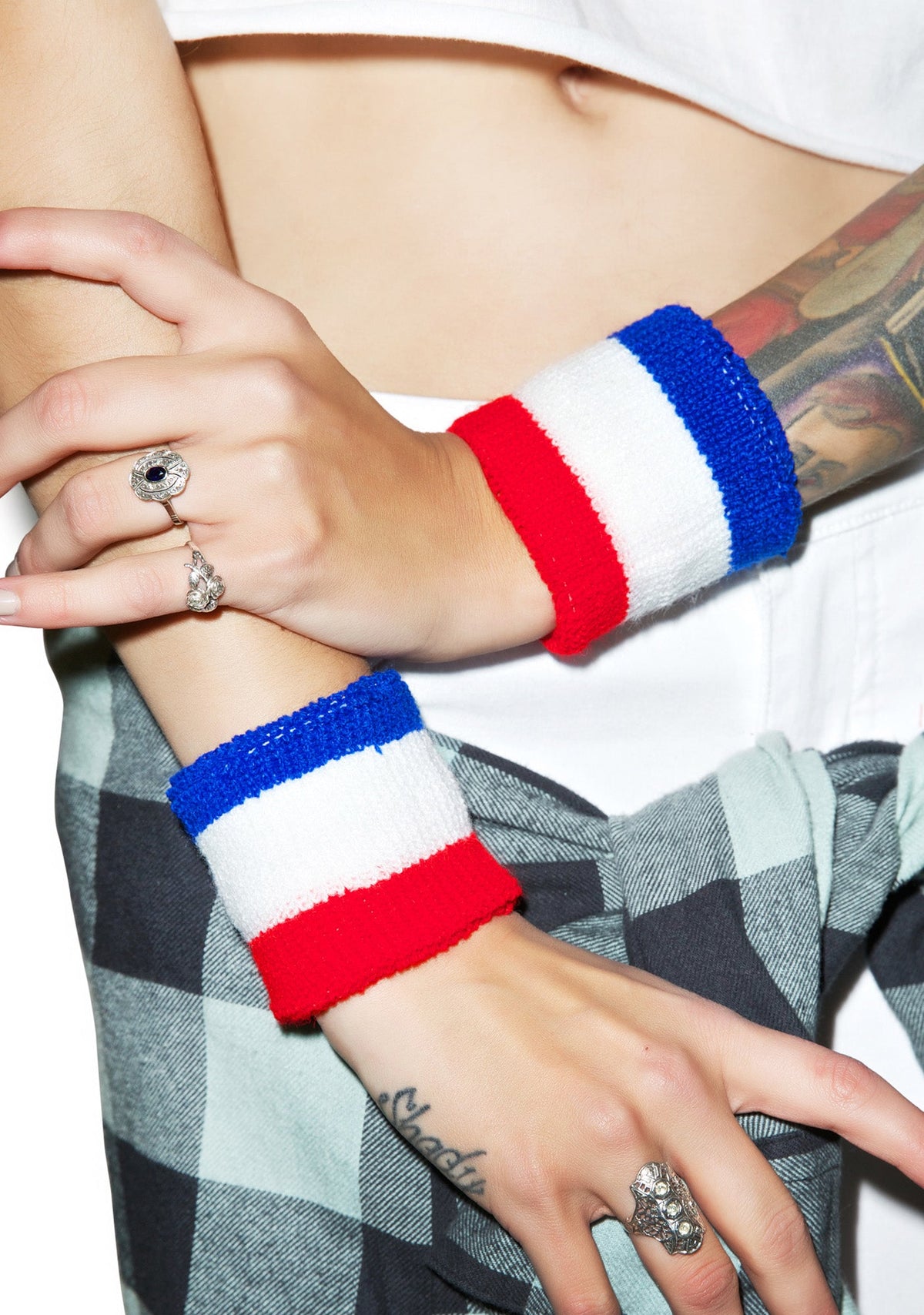 Show Your Stripes Sweatband - Blue