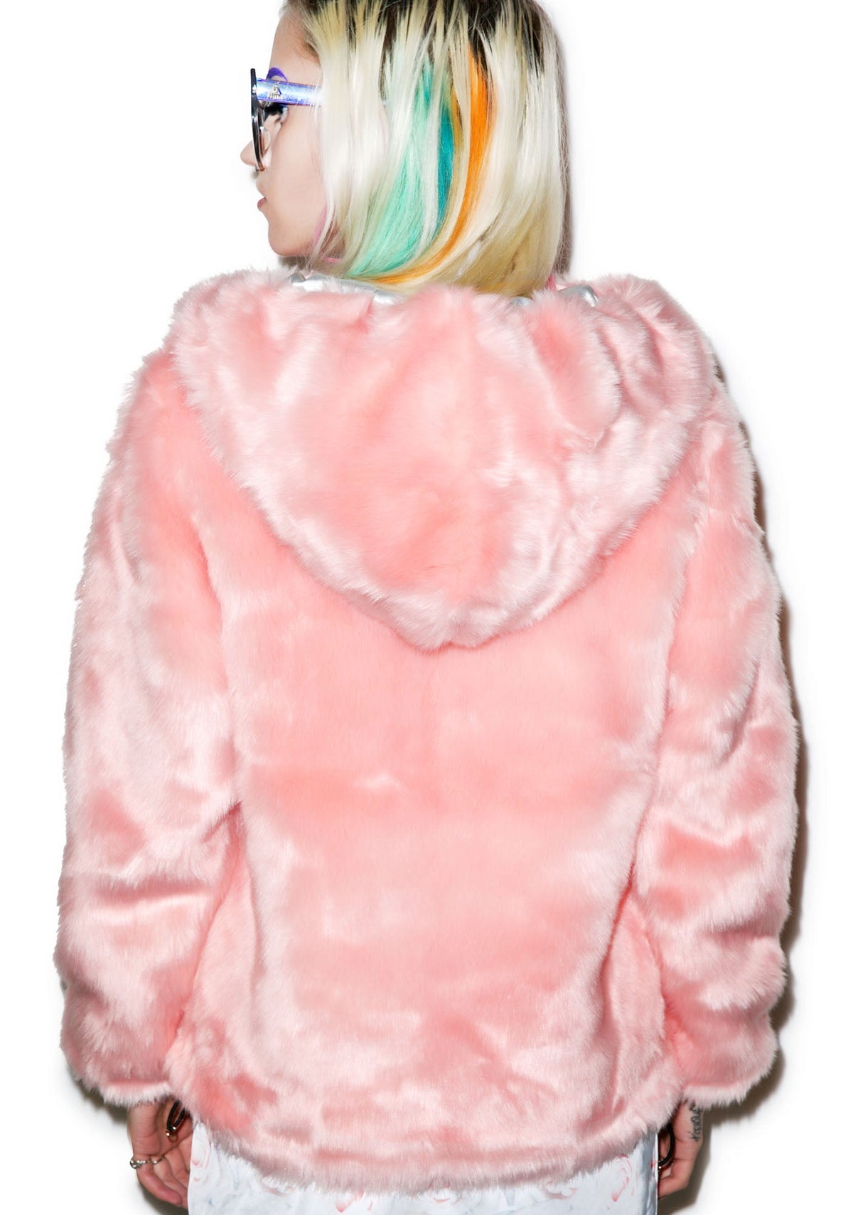 Candy Fur Jacket - Pink