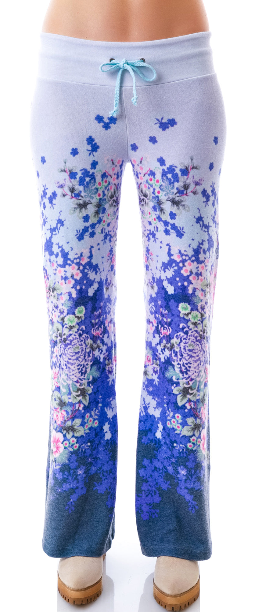Electric Kimino Baggy Beach Pants - Light Purple