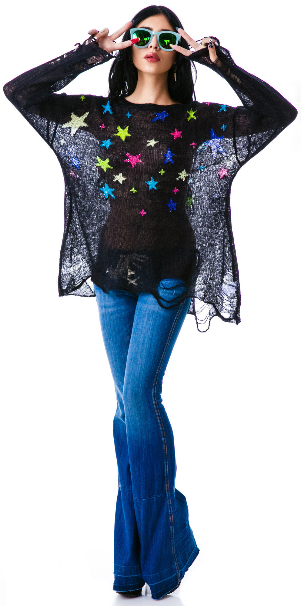 Nighttime Lennon Sweater - Gold