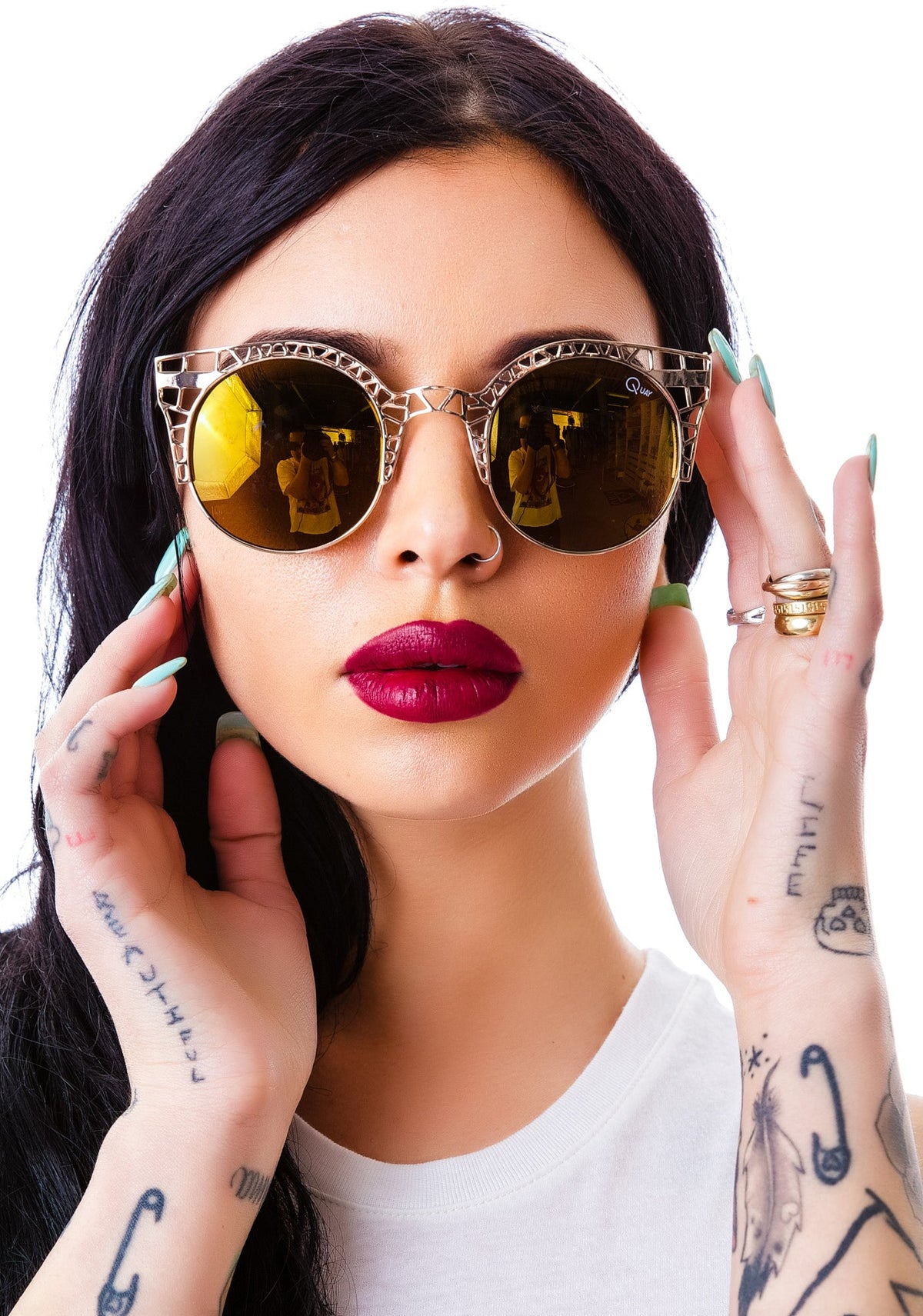 Quay Eyewear Fleur Sunglasses - Green
