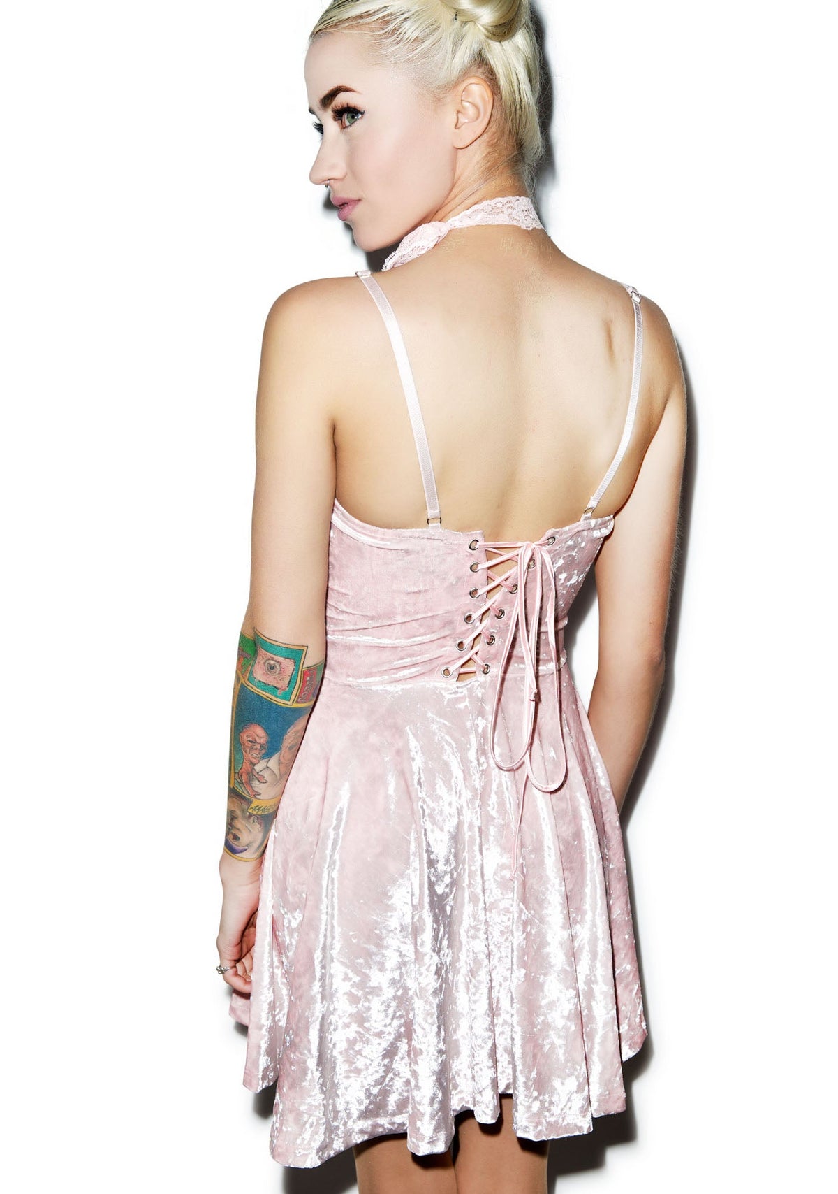 Your Velvet Crush Dress - Pink