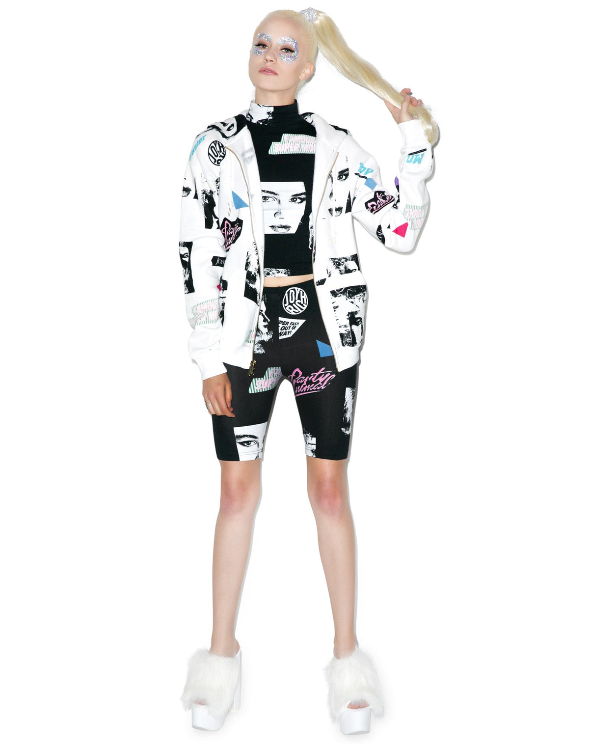 Editorial Map Hoodie - White