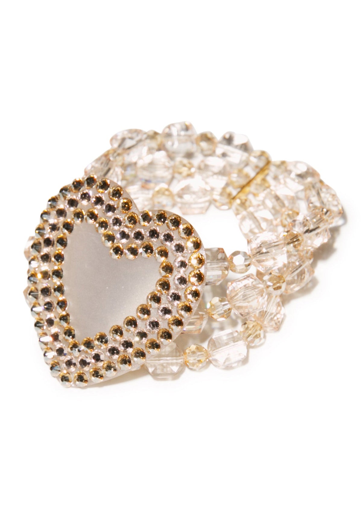 Electric Heart Bracelet - Light Brown