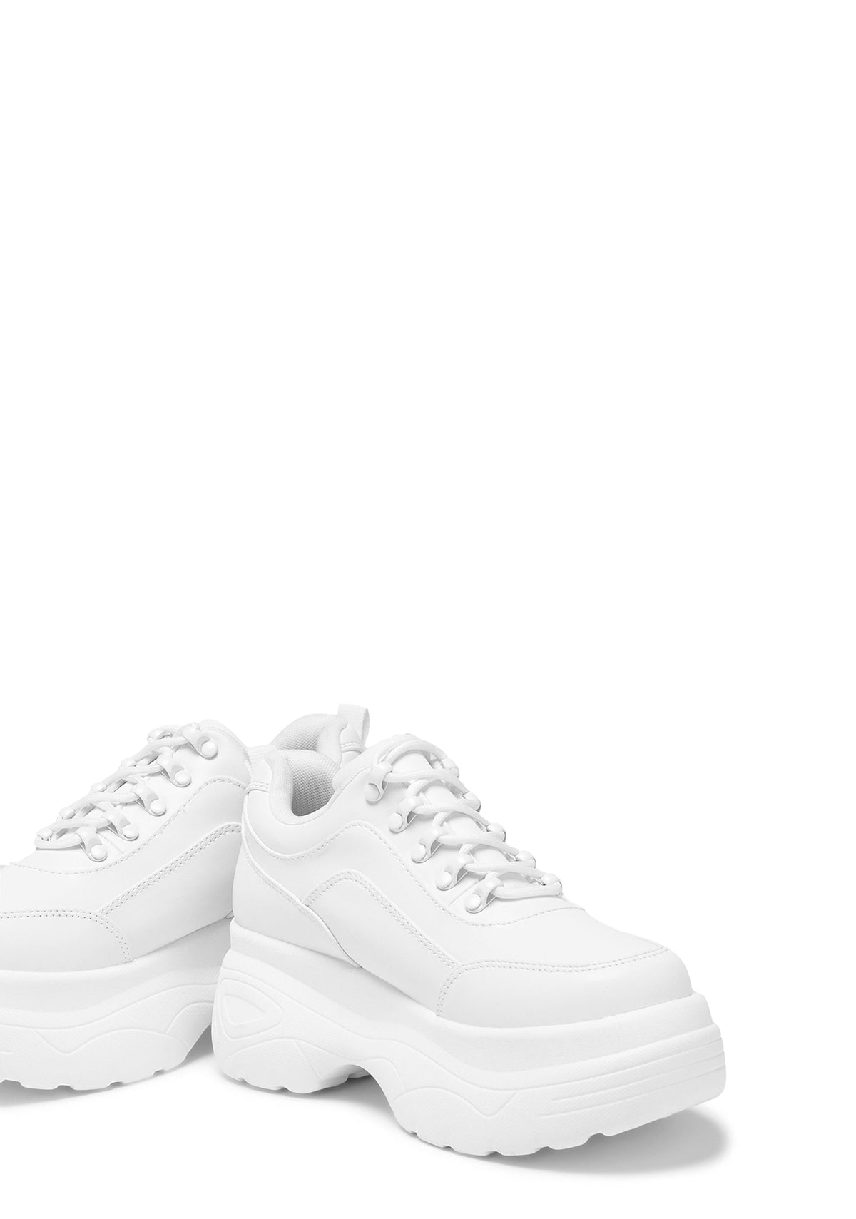 Jennie Striker Chunky Bubble Trainers - White