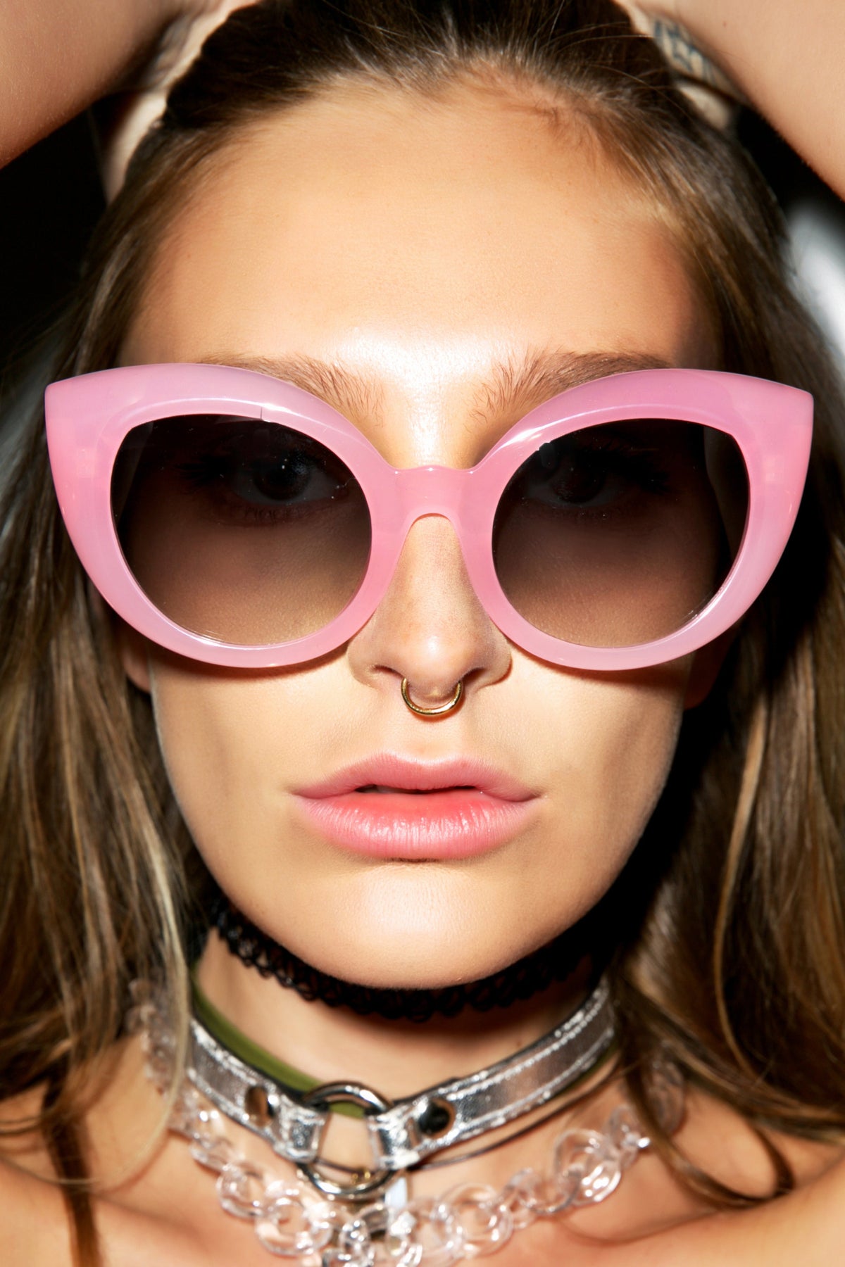 The Diamond Brunch Sunglasses - Light Blue