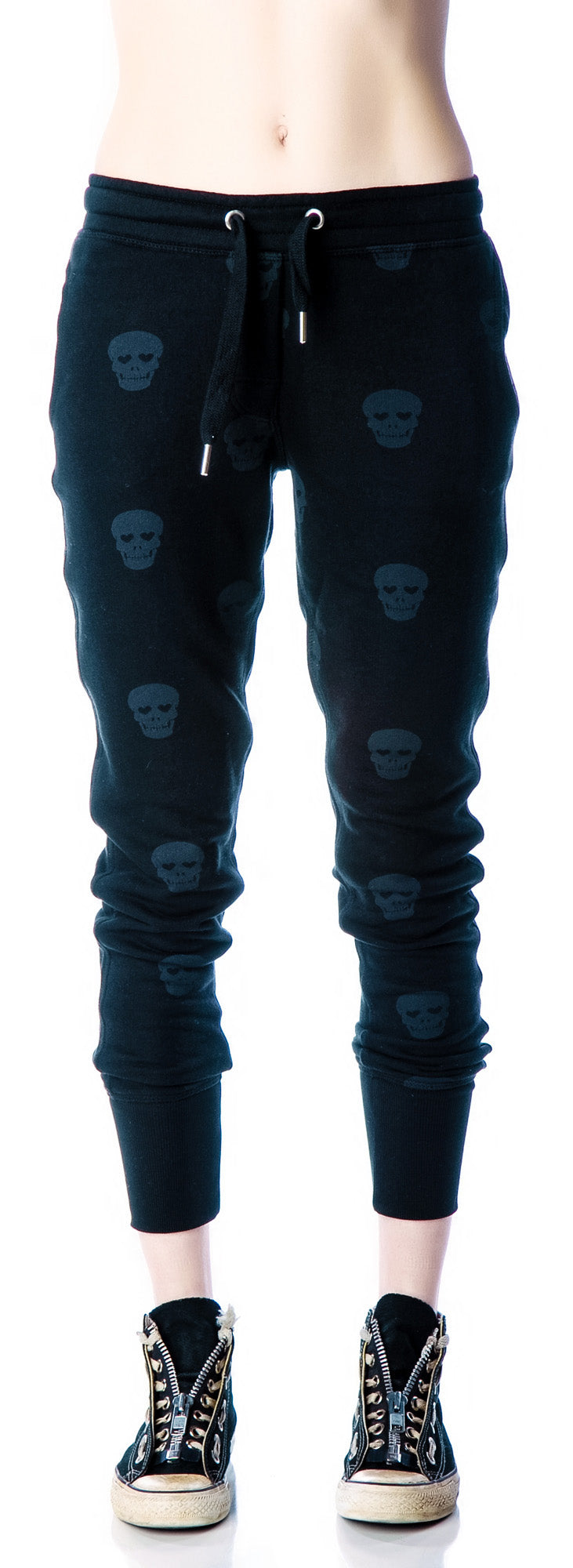 Skull Sweatpants - Black
