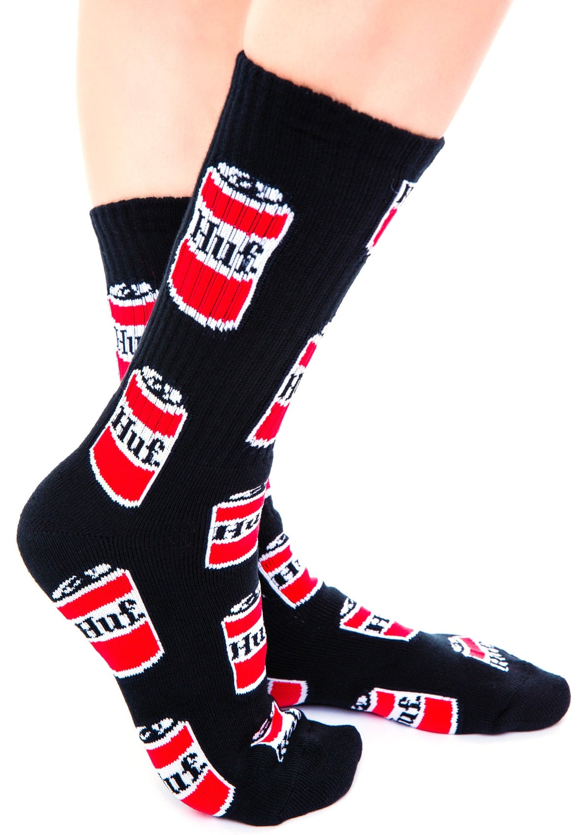 Drink Up Crew Sock - Black
