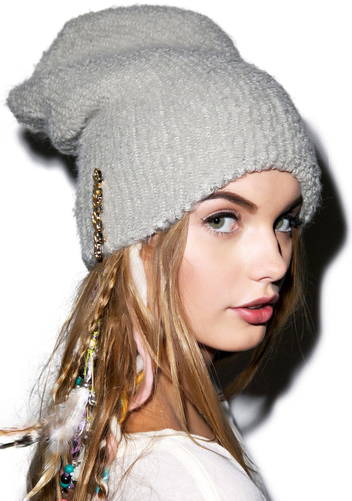 Solid Color Beanie - Light Brown