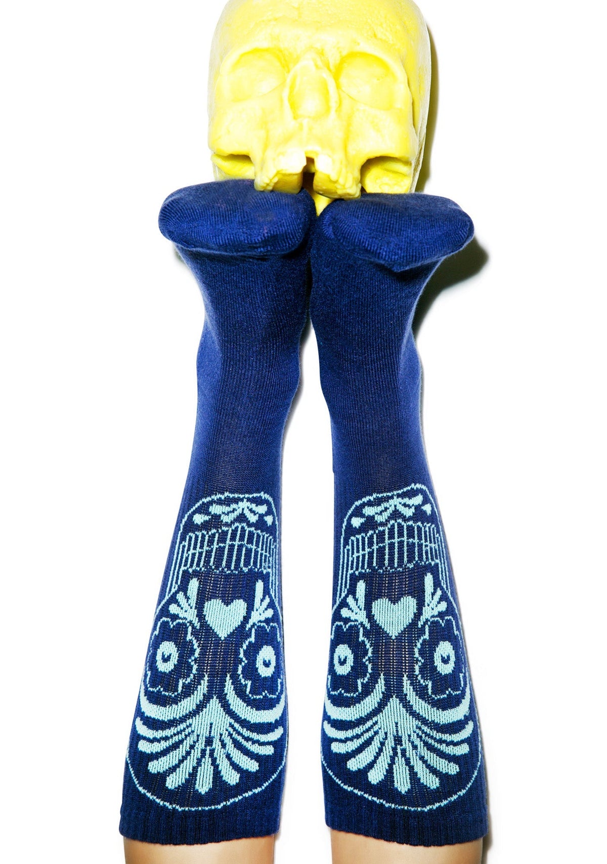 Muertos Socks - Light Blue