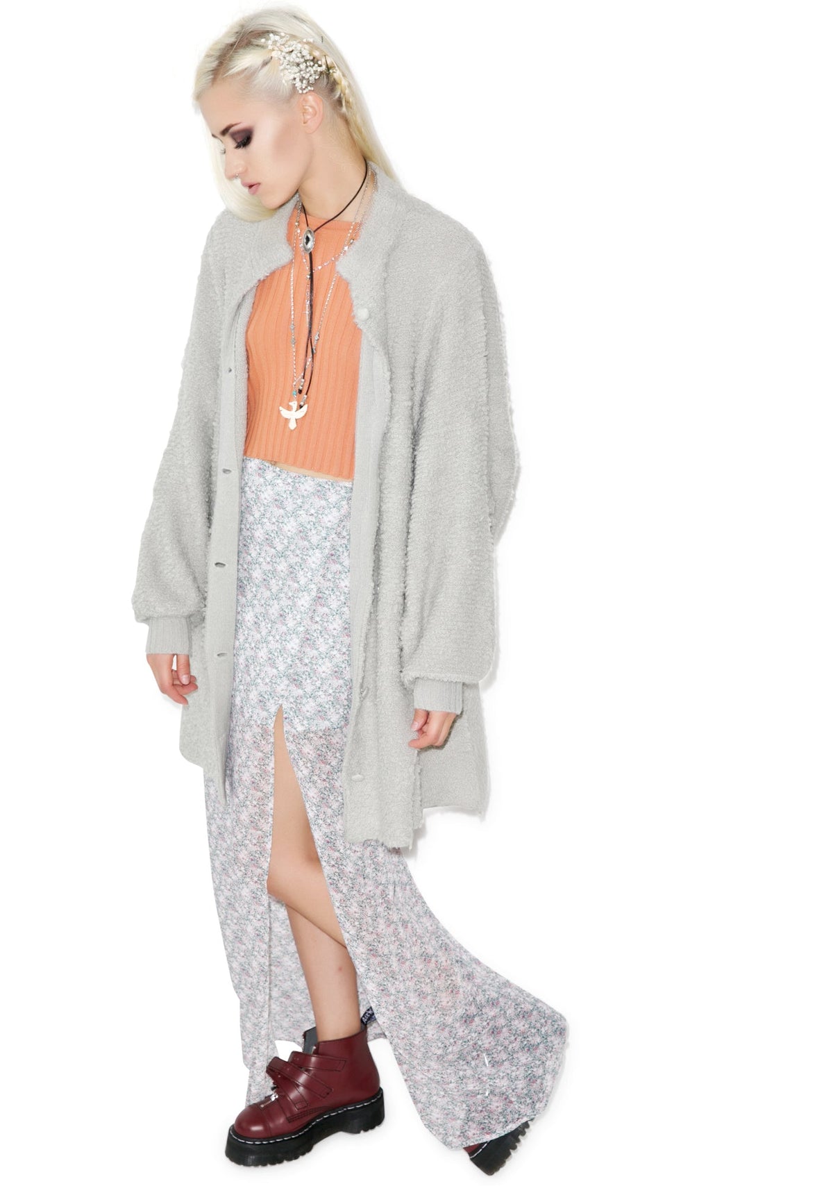 Solid Misty Morning Coat - Black
