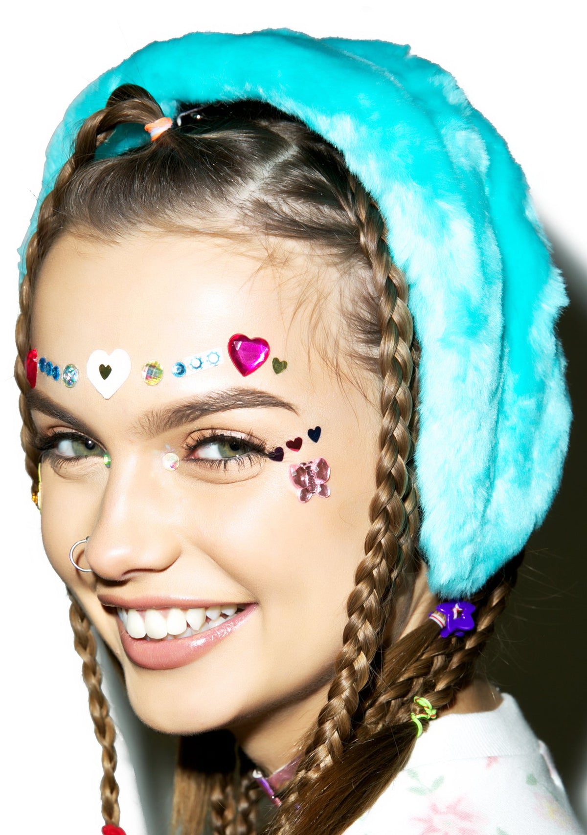 Faux Fur Ear Warmer - Pink