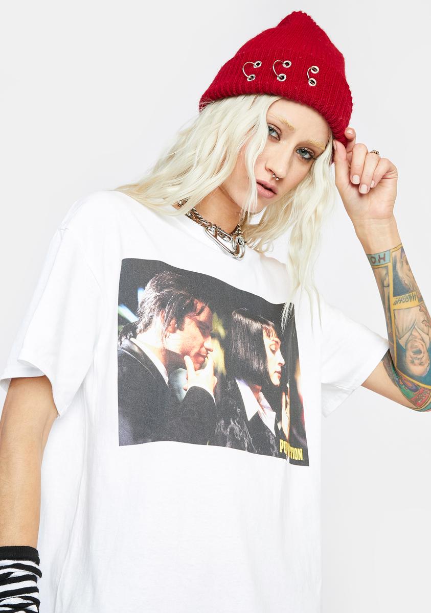Pulp Fiction Graphic Tee - White