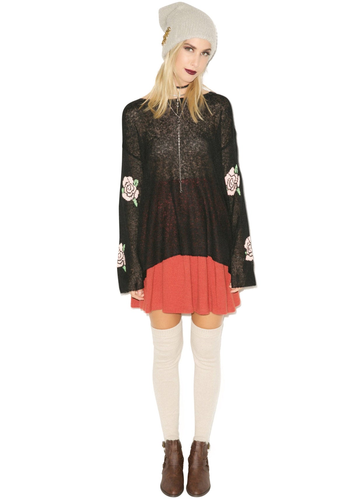 Painting The Roses Roadie Sweater - Black