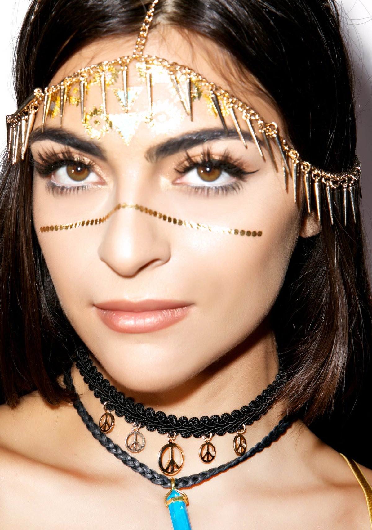Hella Peaceful Choker - Gold