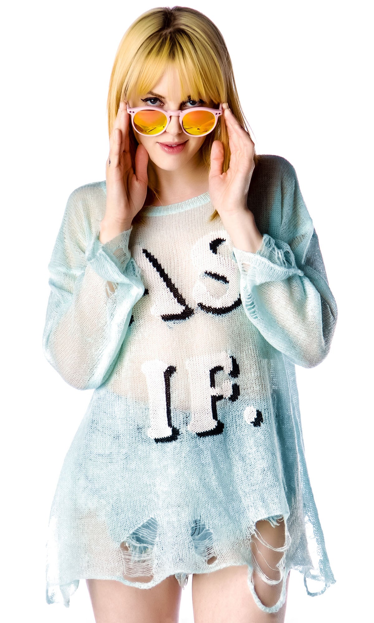 As If Lennon Sweater - Pink